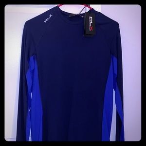 Navy Blue Ralph Lauren Workout Top
